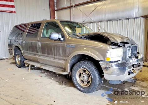 2002 Ford Excursion Limited z USA, uszkodzony, nr VIN 1FMSU43F42ED22775